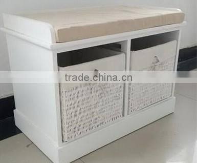 Handmade Top Class 3 Storage Drawers Ottoman