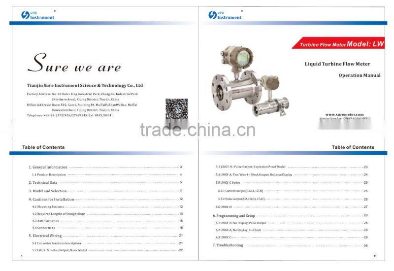 Paddle wheel flow meter for water