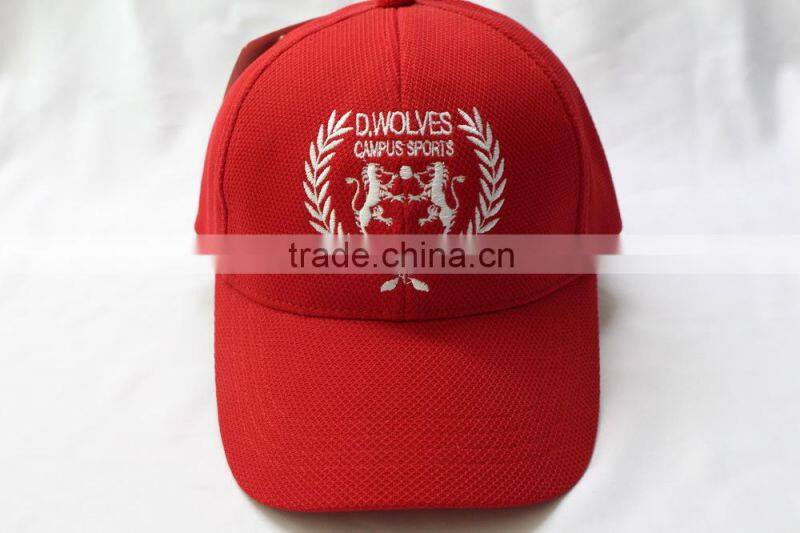 100% polyester mesh short brim embroidery sports baseball hat and cap from myrimony