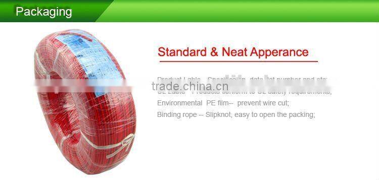 UL1569 10AWG PVC insulated red copper wire