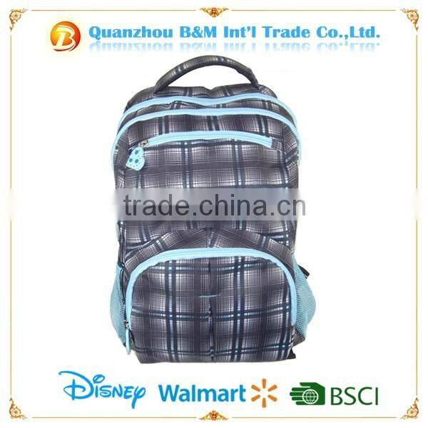 Fashionable teenager backpack bags for high school girls