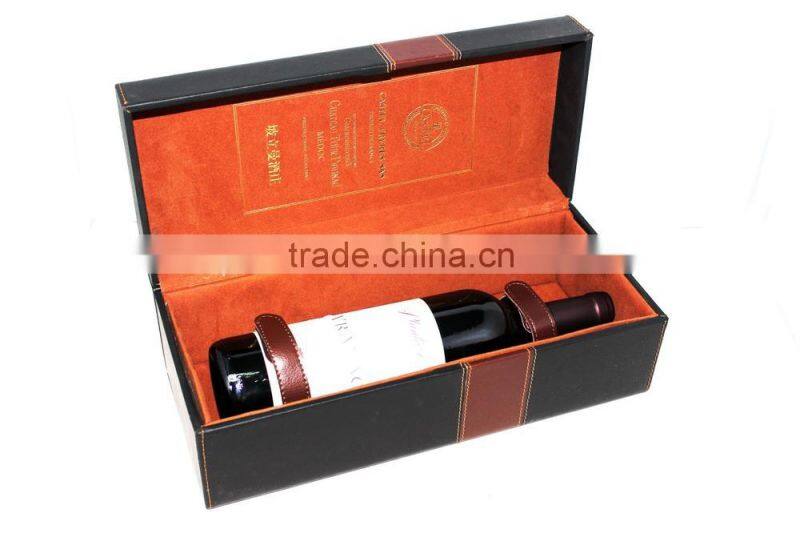 Luxury Faux Leather Wine Box/Wooden Wine Case