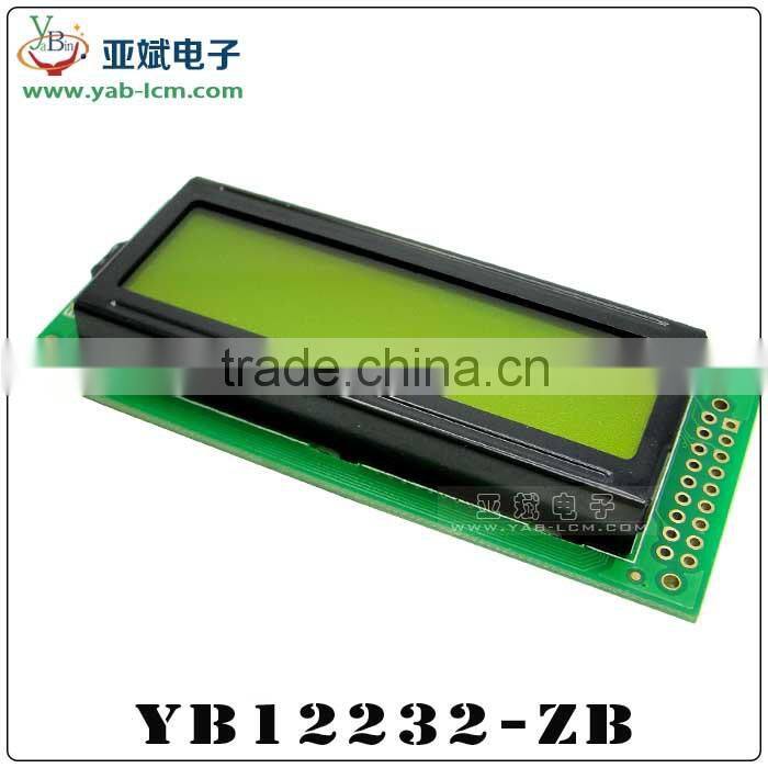 122x32 lcd display, ST7920 controller lcd display module, chinese word stock display