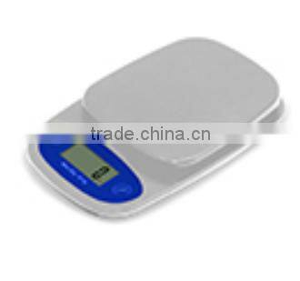 Promotional kitchen scale for give away gift, 5kg kitchen scale full ABS plastic