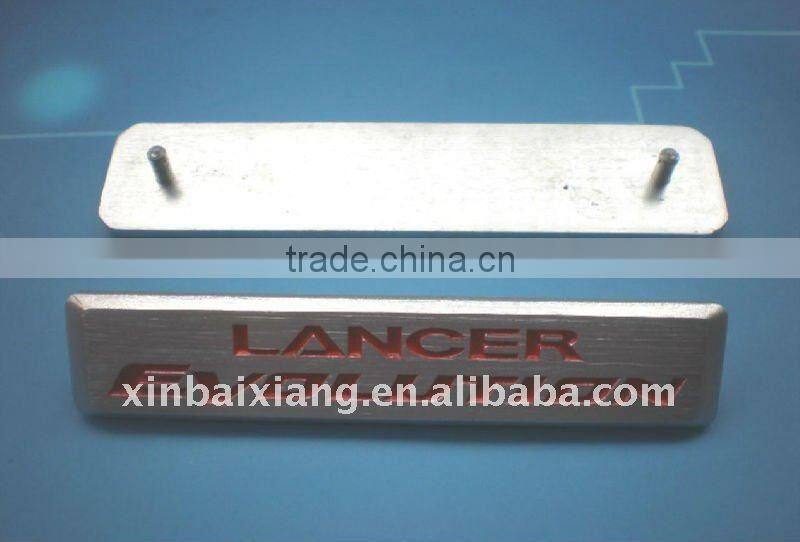 custom logo metal scutcheon