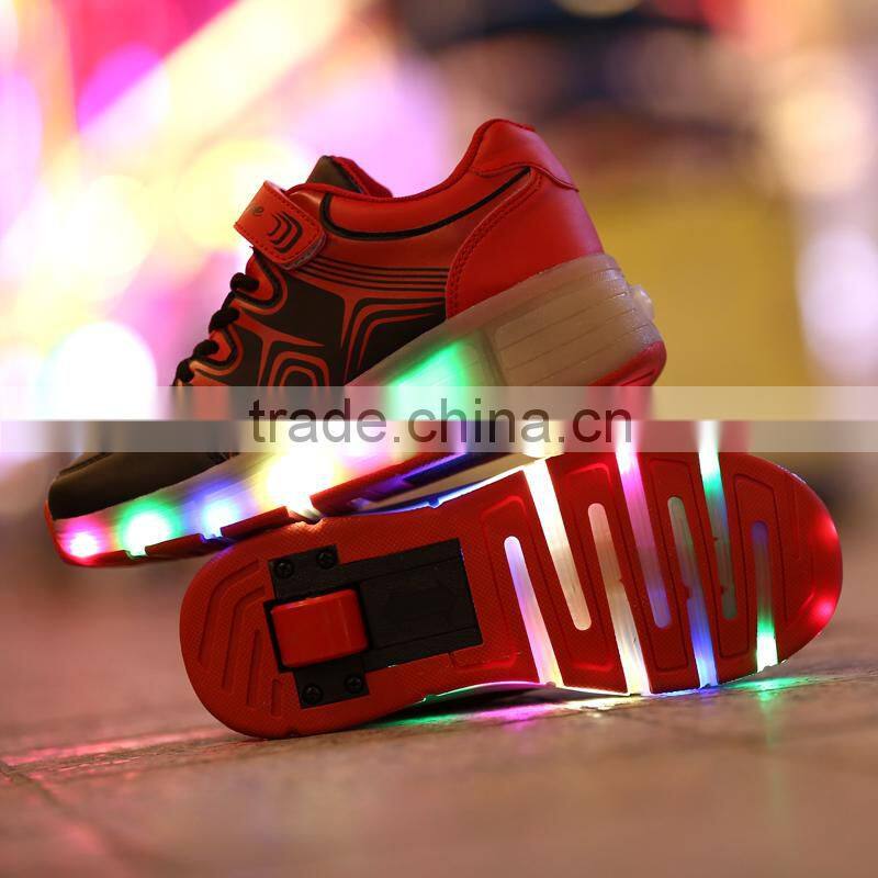 2015 Hot selling shining sport shoes with heel running shoes fashion sport shoes