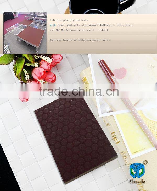 aluminum folding portable stage platform