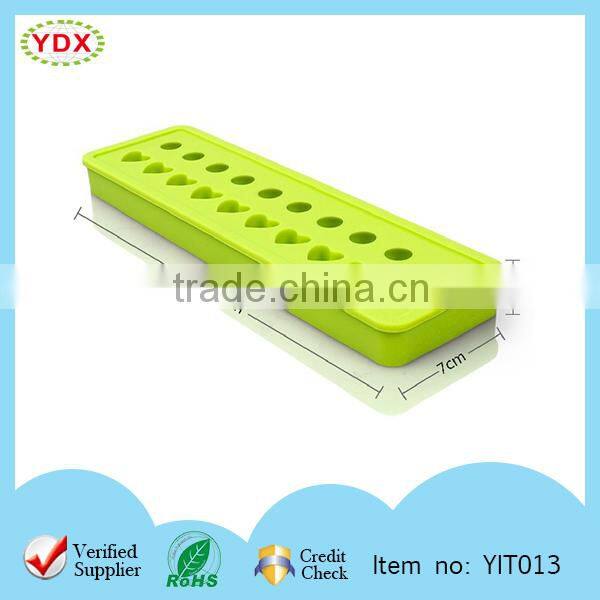 Mini ball customized storage trays foldable silicone ice maker