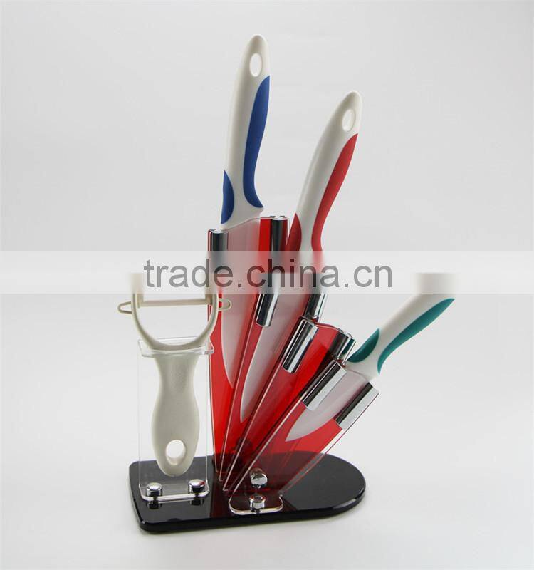 High end food safety ceramic colour knife