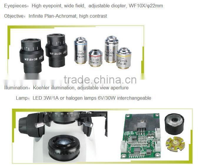 ICCF Optical System Fluorescent Microscope With Binocular Tube