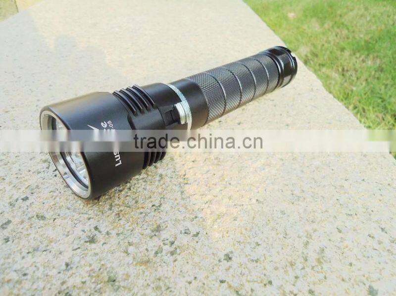 LusteFire DV-08 26650 Flashlight Professional Diving 3 x Cree U2 LED 4800 Lumen 200m Diving Flashlight Torch Light