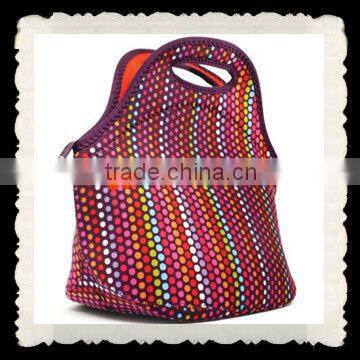 Zippered Insulated Neoprene Lunch Bag