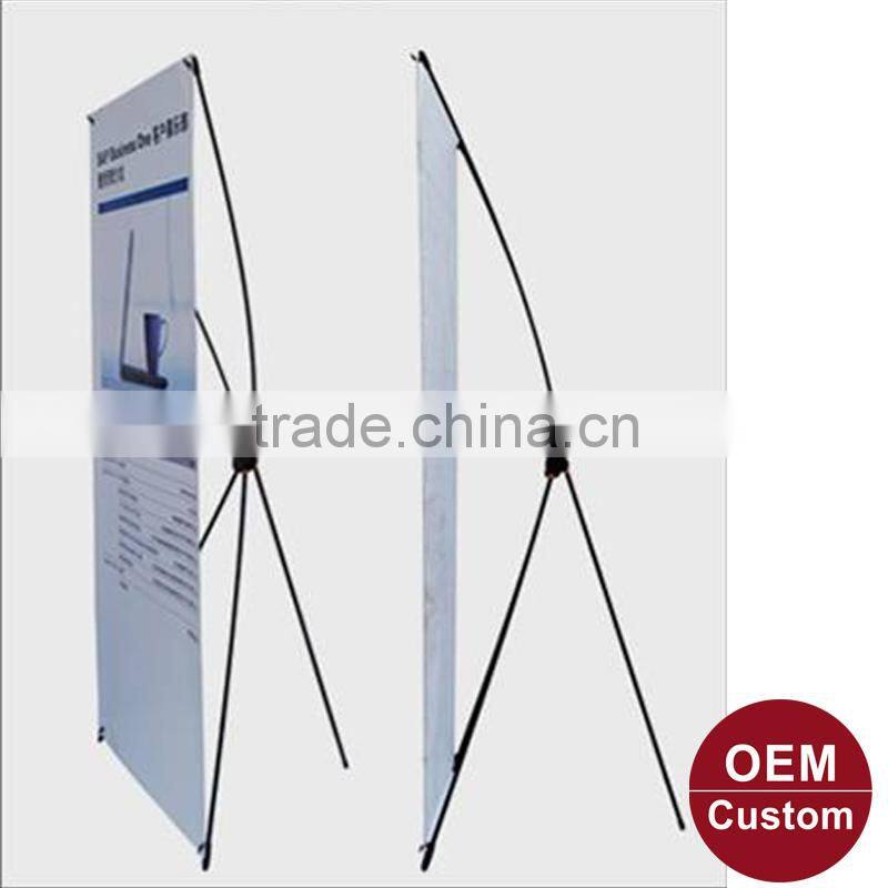 full color X display banner stand