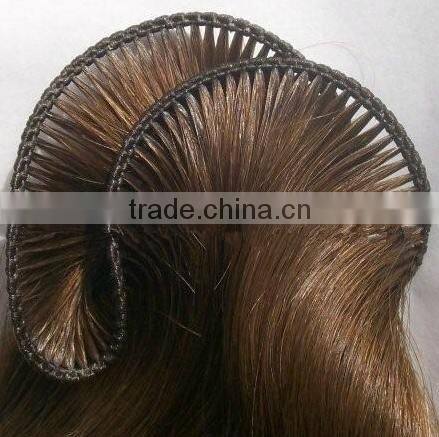 wholesale beautiful color extension hair weft made of pure brazilian human hair