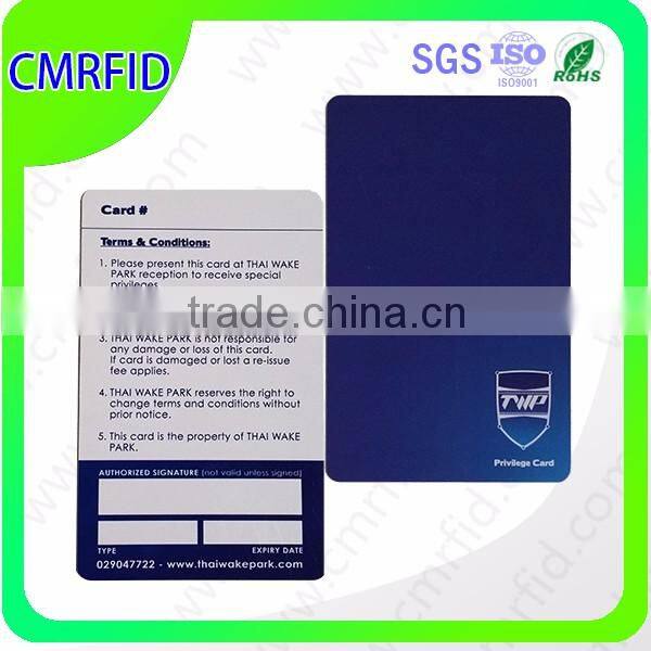 Both Color Side Cute Plastic card rfid card