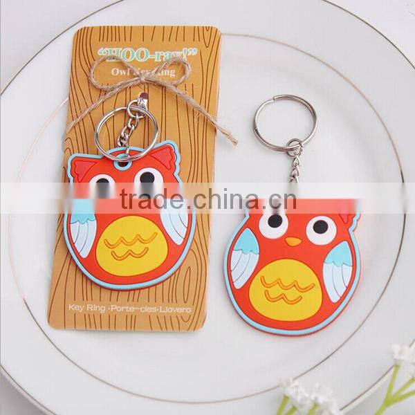 "HOO-ray!" Owl Key Ring