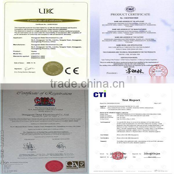 single-lead with thread electric liquid heating cartridge heating element with CE approval