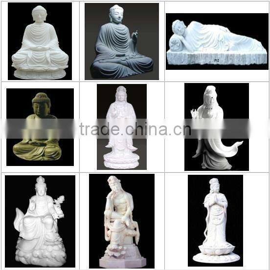 Standing Happy Buddha stone sculpture DSF-P013