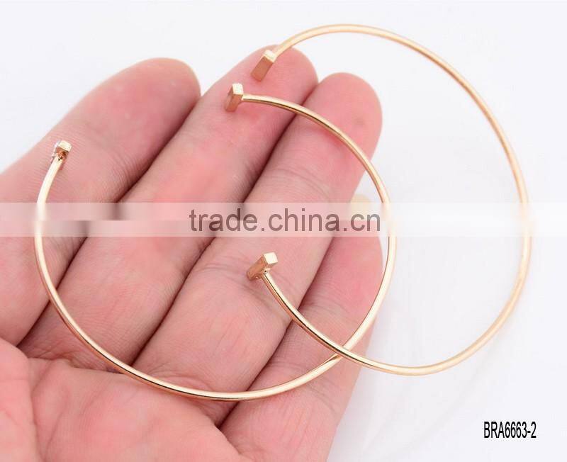 European and American fashion retro six water chestnut Crystal Bangles