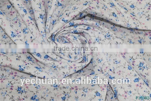 Elegant fashion flower style rayon dress fabric alibaba china
