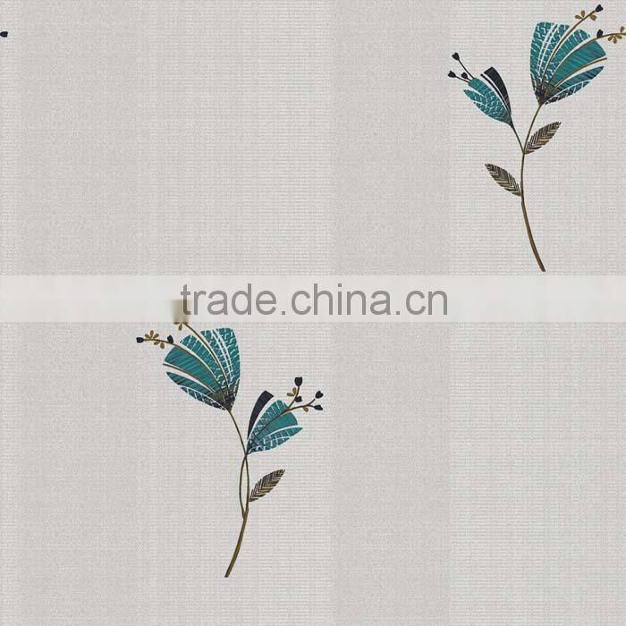 M-1505 Special flower design living room washable vinyl wallpaper