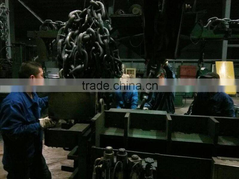 Black tarred Stud Link anchor chain 22mm U2 U3 steel chains