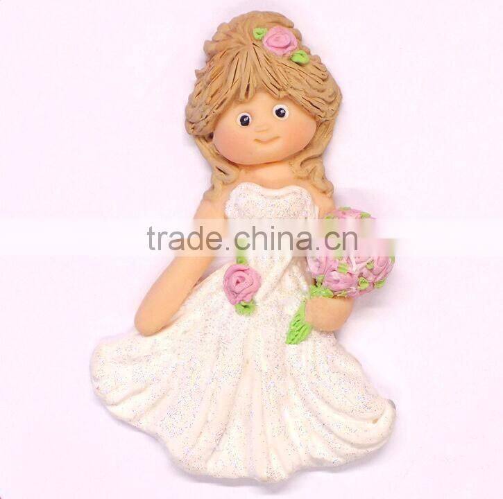 2015 NEW cake decorating tools wedding silicone fondant mold bride girl doll