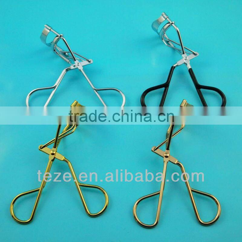 Pink colored duck tongue shape high quality eyelash curler silicone pad