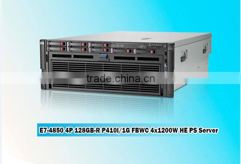 HP ProLiant DL580 G7 E7-4850 4P 128GB-R P410i/1G FBWC 4x1200W HE PS Server