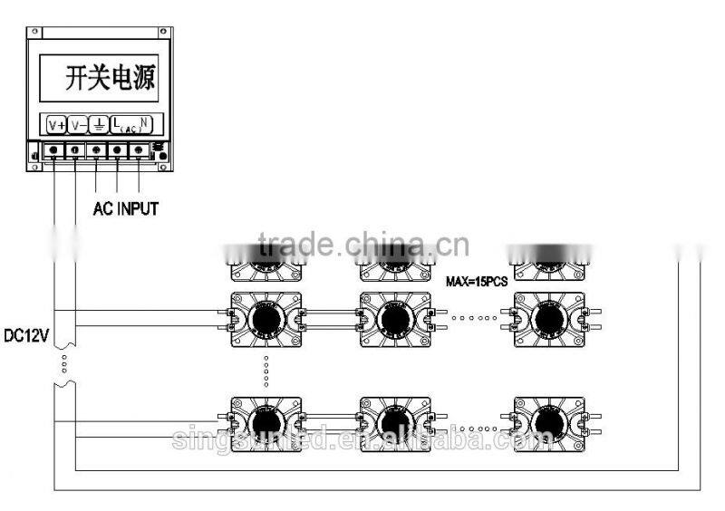 High power SMD3535 led module 3W injection led module with lens