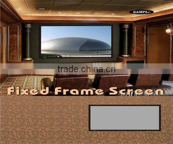 Best price projection screen fixed Frame projection screen for home and theatre