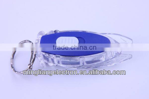 PVC Led cricket keychain novelty gifts