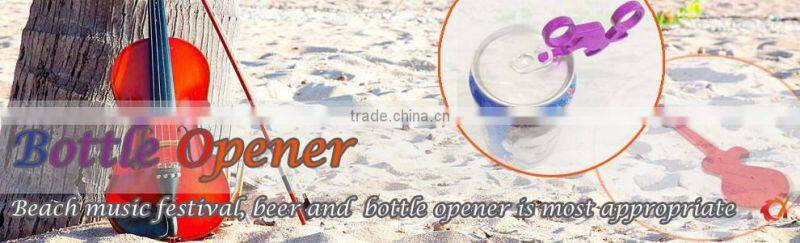 aluminum golden gecko shaped bottle opener keychain