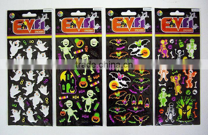 Puffy EVA Stickers for Halloween