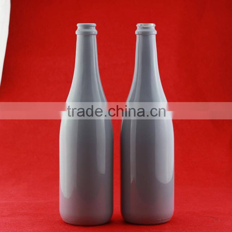 Cheapest 1L water bottle vodka bottle bullet shape liquor bottle