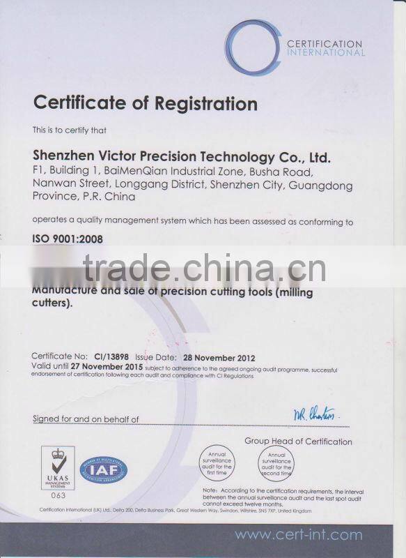 Hss 4Flute Slotting End Mills