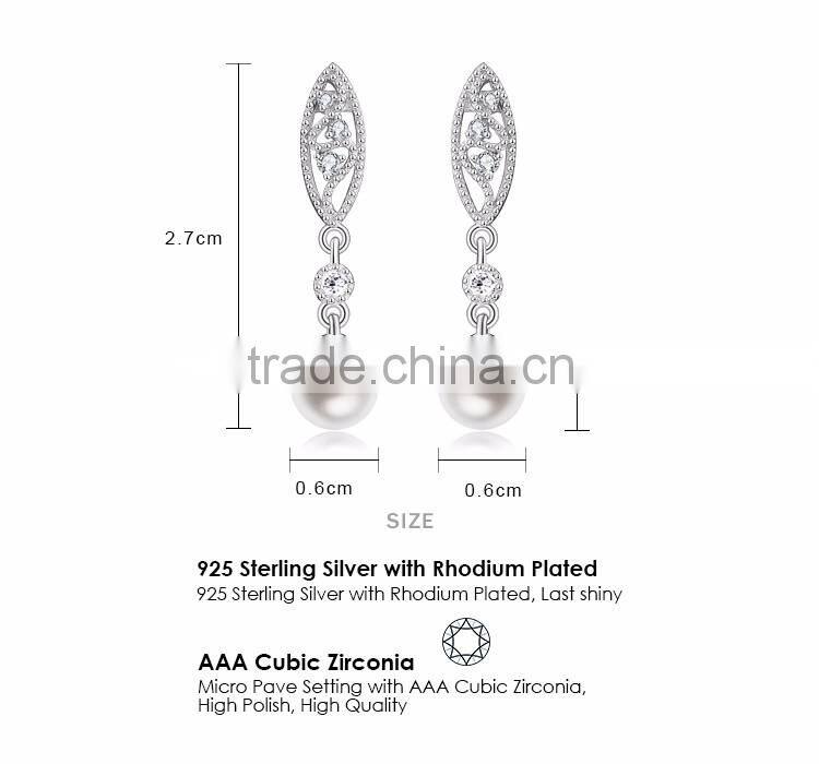 Fashion 925 sterling silver earrings