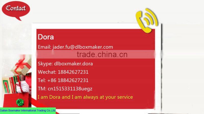 Special Design Top Grade Handmade Red Ribbon Watch Box Packaging