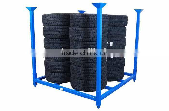China supplier hot selling stackable steel rack for tire storage