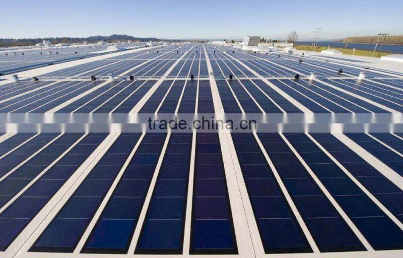 144W 24V 5392*378mm metal rooftop solution flexible solar PV laminate