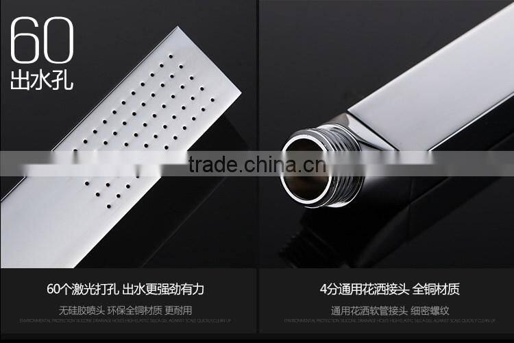 LABRAZE LE800600 shower panel with LED light and thermostatic faucet