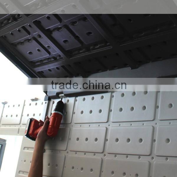 Warranty 5 years UV Resistance HDPE shed