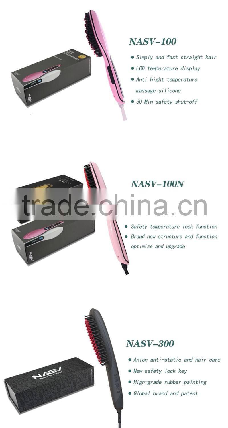 Fast Shipping Beauty Salon Equipment LCD Display Straightening Irons Hair Styling Tool