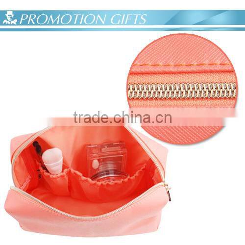 High quality customized cross pattern cosmetic bag