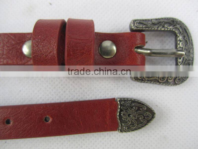 Ethnic minorities metel with pu leather belts for women