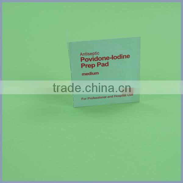 povidone iodine prep pad cleaning pad