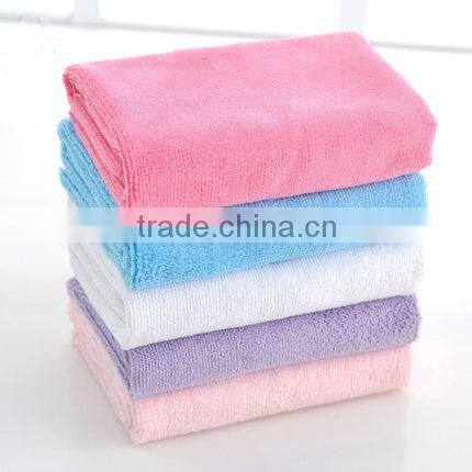 The colorful microfiber towel