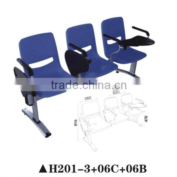 Yellow public waiting bench chair medical office waiting room chairs L211-3