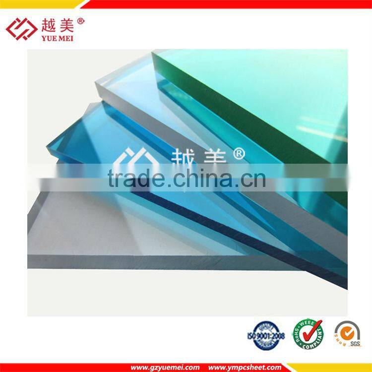 Guangzhou yuemei Grade A building material UV coated abrasive polycarbonate sheet for Chair cushion