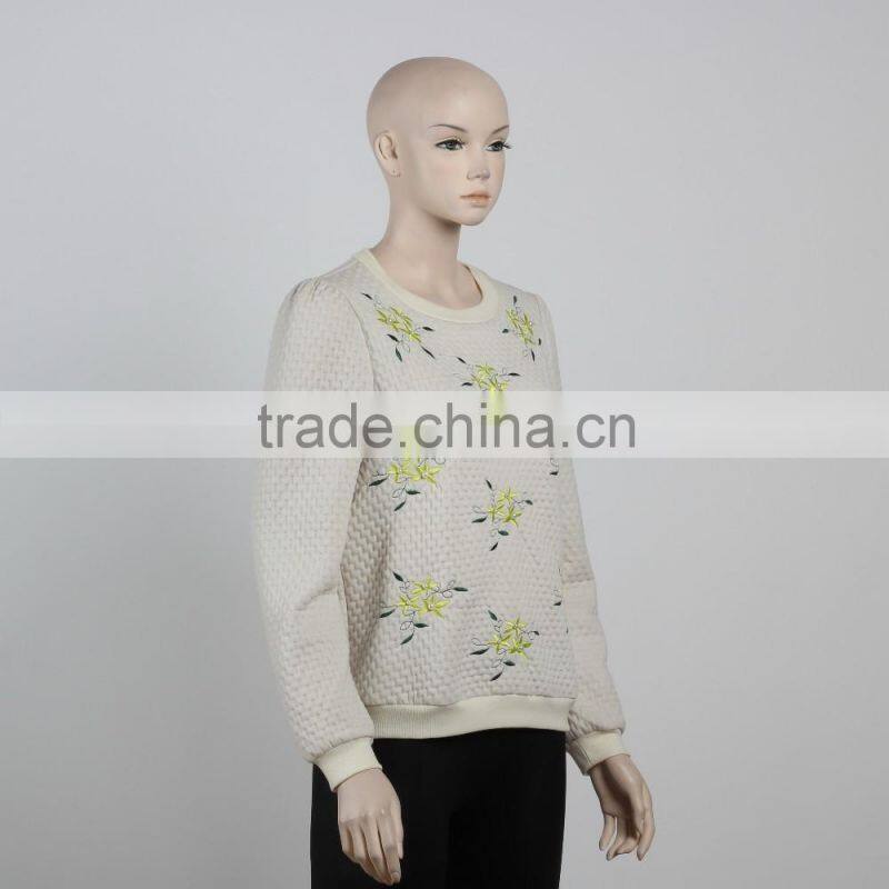 F5W14020 Embroidered Jumper Sweatshirt